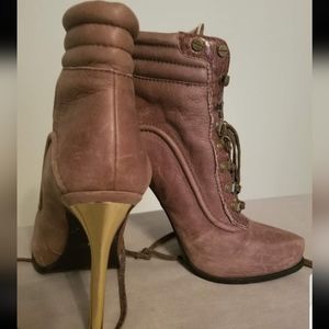 Rachel Roy Rustic heeled boots